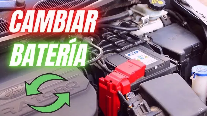 Imagen ilustrativa de un cambio de batería con el texto Cambiar batería